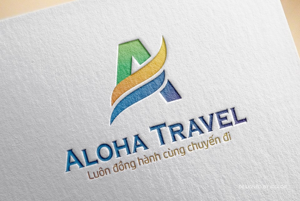 Thiết kế logo Công ty Đầu tư Thương mại và Du lịch ALOHA
