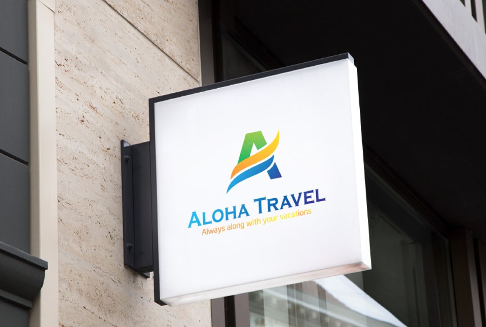Thiết kế logo Công ty Đầu tư Thương mại và Du lịch ALOHA