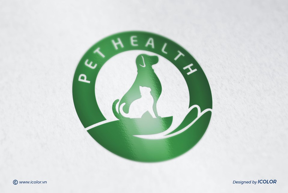 Thiết kế logo thú y Pethealth