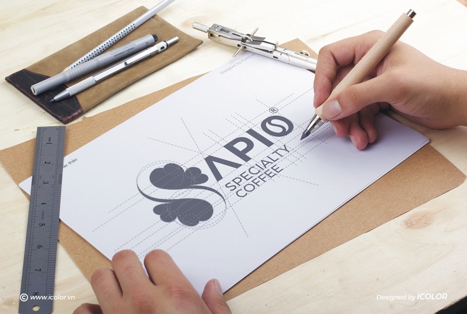 Thiết kế logo thương hiệu cafe sapio